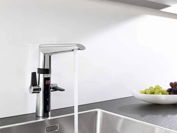 HANSA FIT HYBRID drezová senzorová batéria, napájanie zo siete, chróm 65232213 Obrázek - fotka