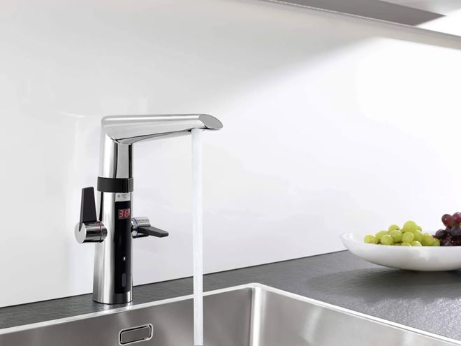 HANSA FIT HYBRID drezová senzorová batéria, napájanie zo siete, chróm 65232213 Obrázek - fotka