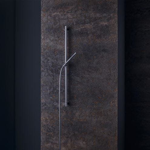 AXOR STARCK 2JET sprchová súprava 3-dielna, ručná sprcha 190 mm, 2 prúdy, tyč, hadica, chróm 27980000 Obrázek - fotka