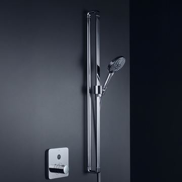 AXOR CITTERIO E 3JET sprchová súprava 3-dielna, ručná sprcha pr. 128 mm, 3 prúdy, tyč, hadica, chróm 36735000 Obrázek - fotka