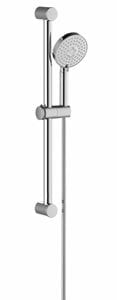 RAVAK 922.00 sprchová súprava 3-dielna, ručná sprcha pr. 118 mm, 3 prúdy, tyč, hadica, lesklý chróm