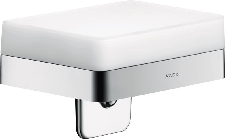 AXOR UNIVERSAL dávkovač tekutého mydla 180 ml, s poličkou, nástenný, sklo, chróm 42819000 Obrázek - Hlavní obrázek