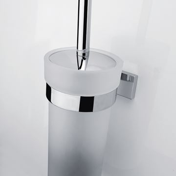 NIMCO KEIRA WC kefa, nástenná, sklo, chróm KE 22094W-26 Obrázek - fotka