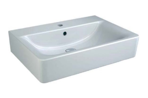 CONCEPT CUBE SHORT umývadlo 55 cm, s otvorom pre batériu a prepadom E799201 Obrázek - Hlavní obrázek