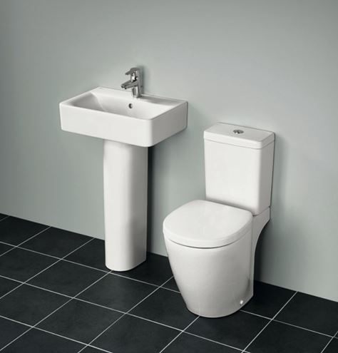 CONCEPT CUBE SHORT umývadlo 55 cm, s otvorom pre batériu a prepadom E799201 Obrázek - fotka