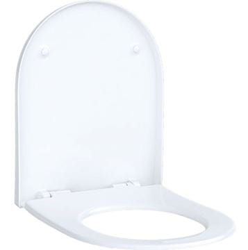 GEBERIT ACANTO WC sedadlo, Slim, Soft-Closing, lesklá biela