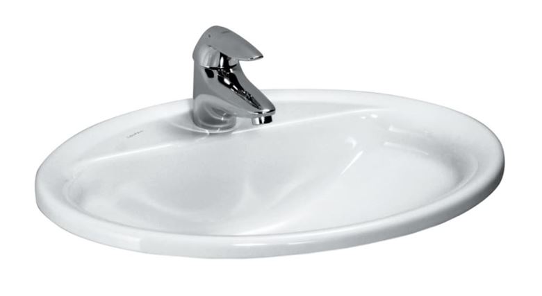 LAUFEN PRO umývadlo 56 cm, s otvorom pre batériu a prepadom H8139510001041 Obrázek - Hlavní obrázek