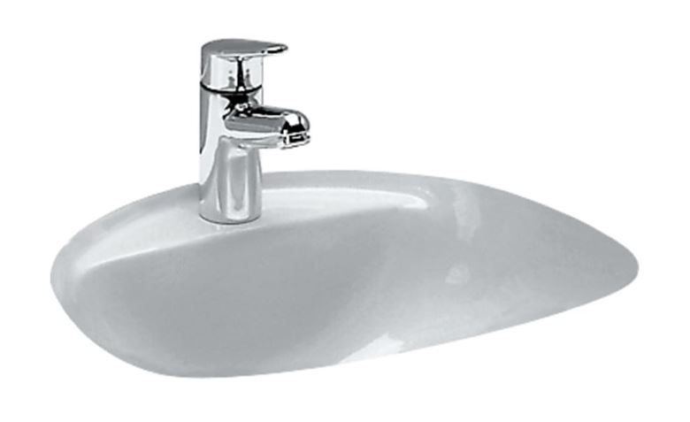 LAUFEN BIJOU umývadlo 48 cm, s otvorom pre batériu a prepadom H8112300000001 Obrázek - Hlavní obrázek