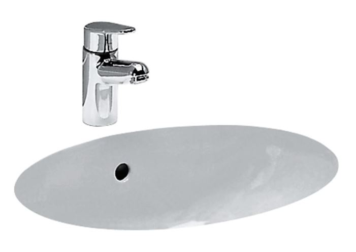 LAUFEN BIROVA umývadlo 49 cm, s prepadom H8111910000001 Obrázek - Hlavní obrázek