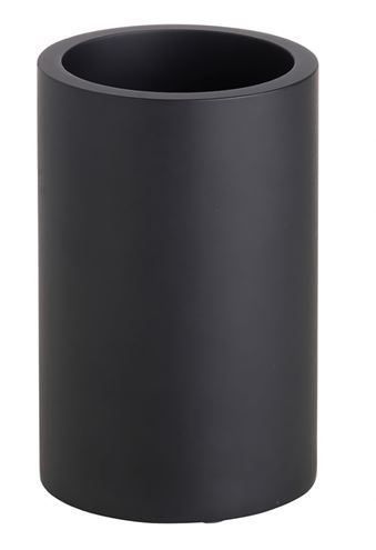 BEMETA GAMMA WC kefa, na postavenie, čierna/chróm 145613320 Obrázek - fotka