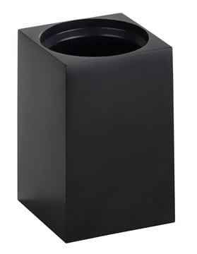 BEMETA GAMMA WC kefa, nástenná, čierna/chróm 145413092 Obrázek - fotka