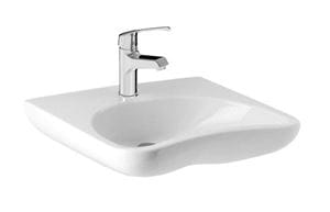 JIKA MIO bezbariérové umývadlo 65 cm, s otvorom pre batériu, bez prepadu