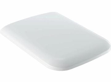 GEBERIT ICON SQUARE WC sedadlo, Soft-Closing, lesklá biela