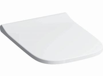 GEBERIT SMYLE SQUARE WC sedadlo, Slim, Soft-Closing, lesklá biela