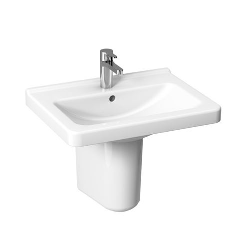 JIKA CUBITO umývadlo 55 cm, s otvorom pre batériu a prepadom, Jika perla H8104221001041 Obrázek - fotka
