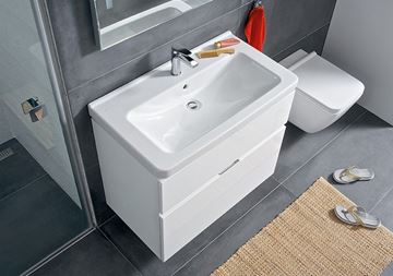 JIKA CUBITO umývadlo 85 cm, s otvorom pre batériu a prepadom H8104260001041 Obrázek - fotka