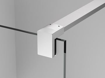 RONAL EASY STR4P stena walk-in 120x200 cm, aluchróm/číre sklo STR4P 120 50 07 Obrázek - fotka