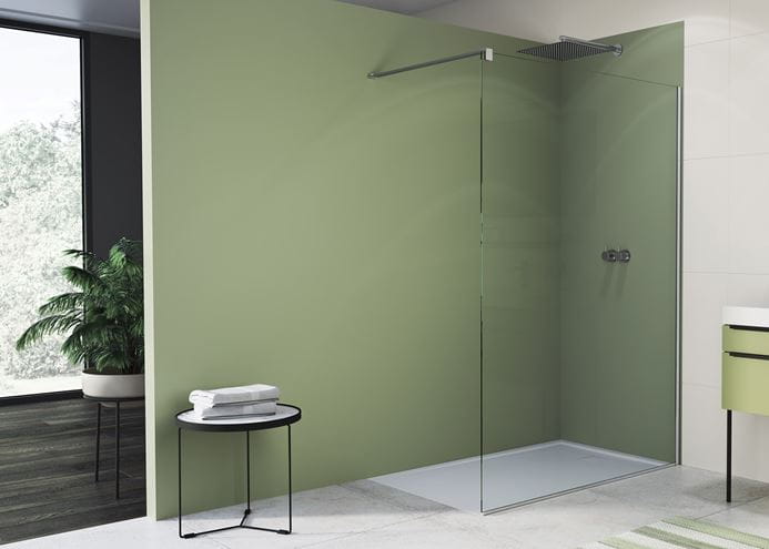 RONAL EASY STR4P stena walk-in 90x200 cm, aluchróm/číre sklo STR4P 090 50 07 Obrázek - fotka