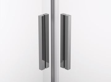 RONAL TOP-LINE S TLSAC sprchový kút 90x90 cm, rohový vstup, posuvné dvere, aluchróm/číre sklo TLSAC 090 50 07 Obrázek - fotka