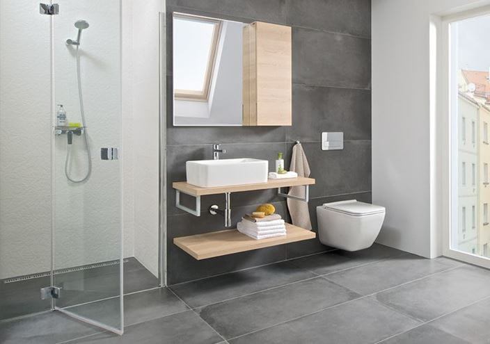 JIKA CUBITO PURE umývadlo na dosku 50 cm, bez prepadu H8184230001121 Obrázek - fotka
