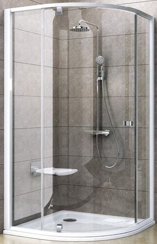 RAVAK PIVOT PSKK3 100 sprchovací kút 100x100 cm, R500, pivotové dvere, biela/chróm/sklo transparent 376AA100Z1 Obrázek - Hlavní obrázek