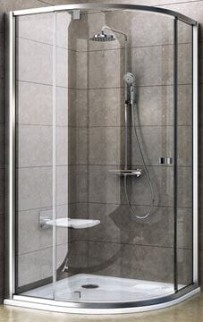 RAVAK PIVOT PSKK3 100 sprchovací kút 100x100 cm, R500, pivotové dvere, satin/sklo transparent