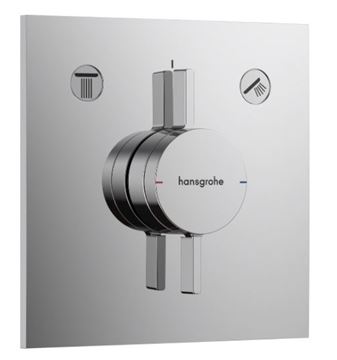 HANSGROHE DUOTURN E podomietková batéria, pre 2 spotrebiče, chróm