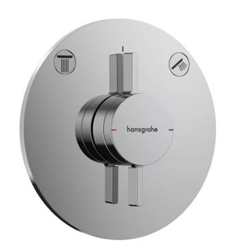 HANSGROHE DUOTURN E podomietková batéria, pre 2 spotrebiče, chróm