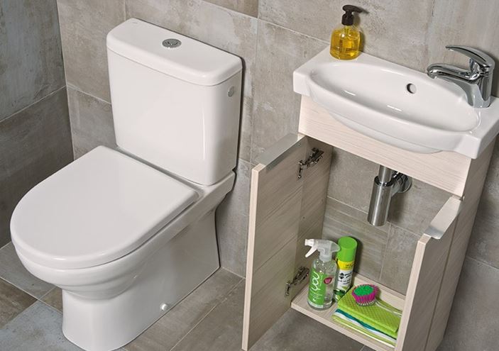 JIKA TIGO umývadielko 45 cm, s otvorom pre batériu vpravo, s prepadom H8152120001061 Obrázek - fotka
