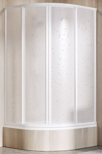 RAVAK SUPERNOVA SKCP4 SABINA 80 sprchový kút 80x80 cm, R500, znížený, posuvné dvere, biela/plast pearl 31144V10011 Obrázek - Hlavní obrázek
