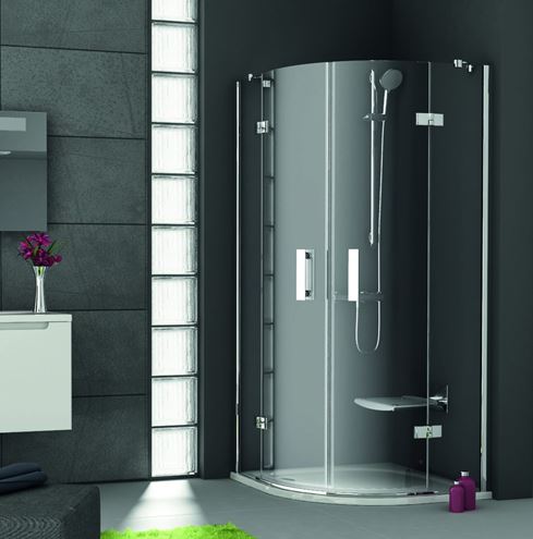 RAVAK SMARTLINE SMSKK4 80 sprchovací kút 80x80 cm, R500, krídlové dvere, chróm / sklo transparent 3S244A00Y1 Obrázek - fotka
