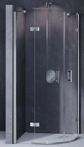 RAVAK SMARTLINE SMSKK4 80 sprchovací kút 80x80 cm, R500, krídlové dvere, chróm / sklo transparent 3S244A00Y1 Obrázek - Hlavní obrázek