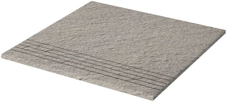 RAKO TAURUS GRANIT schodovka 30x30 cm, mat reliéf, šedá TCV34076 Obrázek - Hlavní obrázek