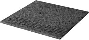 RAKO TAURUS GRANIT schodovka 30x30 cm, mat reliéf, antracitovo šedá