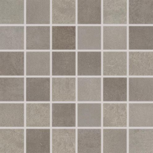 RAKO EXTRA mozaika 30x30(5x5) cm, lepená na sieti, mat reliéf, hnedosivá DDM06721 Obrázek - Hlavní obrázek