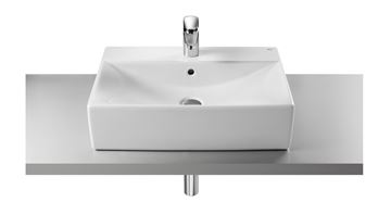 ROCA DIVERTA umývadlo 47 cm, s otvorom pre batériu a prepadom A327111000 Obrázek - fotka
