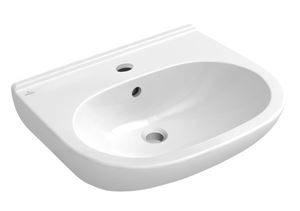 VILLEROY & BOCH O.NOVO umývadlo 60 cm, s otvorom pre batériu a prepadom, alpská biela
