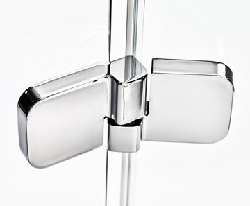 RAVAK BRILLIANT BSDPS 120/80L sprchový kút 120x80 cm, vstup spredu, krídlové dvere, ľavý, chróm / sklo transparent 0ULG4A00Z1 Obrázek - fotka