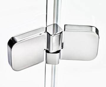 RAVAK BRILLIANT BSDPS 120/90L sprchový kút 120x90 cm, vstup spredu, krídlové dvere, ľavý, chróm/sklo transparent 0ULG7A00Z1 Obrázek - fotka