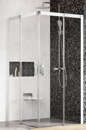 RAVAK MATRIX MSRV4 100 sprchový kút 100x100 cm, rohový vstup, posuvné dvere, biela/sklo transparent 1WVAA100Z1 Obrázek - Hlavní obrázek