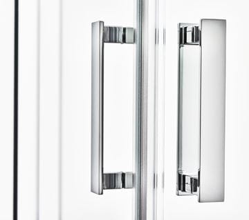 RAVAK MATRIX MSRV4 90 sprchový kút 90x90 cm, rohový vstup, posuvné dvere, satin/sklo transparent 1WV77U00Z1 Obrázek - fotka