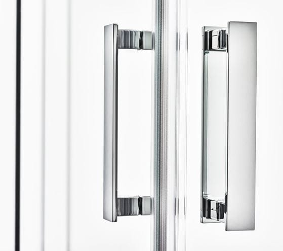 RAVAK MATRIX MSRV4 90 sprchový kút 90x90 cm, rohový vstup, posuvné dvere, satin/sklo transparent 1WV77U00Z1 Obrázek - fotka