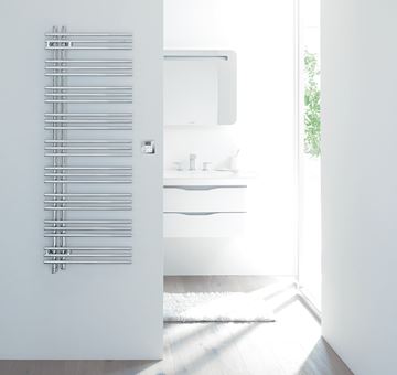 ZEHNDER YUCCA ASYM dizajnový radiátor 1876/578, jednoradový, elektrický, ľavý, chróm YAECL-170-60/GD Obrázek - fotka