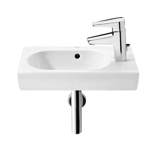 ROCA MERIDIAN umývadlo 45 cm, s otvorom pre batériu vpravo a prepadom A327248000 Obrázek - Hlavní obrázek