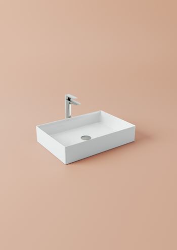 ARTCERAM SCALINO umývadlo na dosku 55 cm, bez prepadu SCL002 01,00 Obrázek - fotka