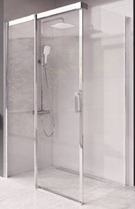 RAVAK MATRIX MSDPS 100/100 L sprchovací kút 100x100 cm, vstup spredu, posuvné dvere, ľavý, biela/sklo transparent