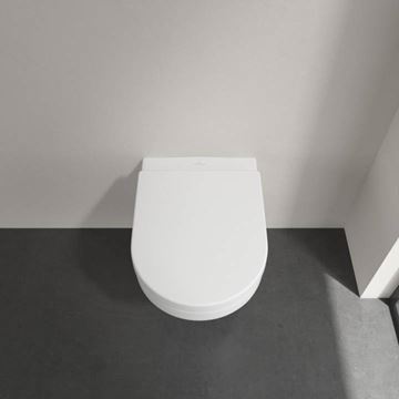 VILLEROY & BOCH ARCHITECTURA WC sedadlo, SoftClosing, alpská biela 98M9C101 Obrázek - fotka