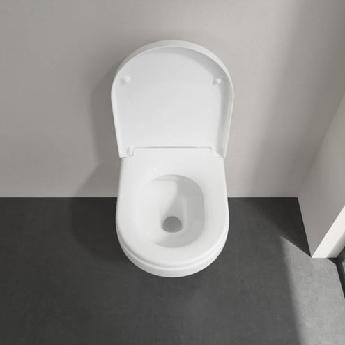 VILLEROY & BOCH ARCHITECTURA WC sedadlo, SoftClosing, alpská biela 98M9C101 Obrázek - fotka