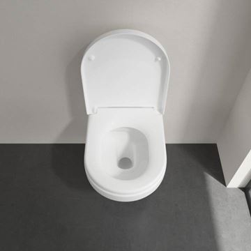 VILLEROY & BOCH ARCHITECTURA WC sedadlo, SoftClosing, alpská biela 98M9C101 Obrázek - fotka
