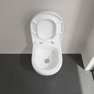 VILLEROY & BOCH ARCHITECTURA WC sedadlo, SoftClosing, alpská biela 98M9C101 Obrázek - fotka
